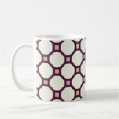 Geometric 009 neutral & rosa kaffeetasse (Links)