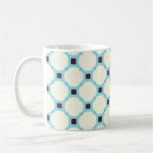Geometric 010 neutral & blau kaffeetasse (Links)