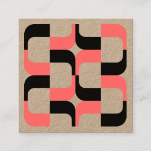 Geometric 020614 quadratische visitenkarte