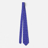 Geometric 030614 - Pastel Blue on Deep Navy Krawatte (Rückseite)
