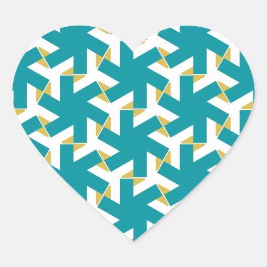 Geometric 230614 (03) Herz-Aufkleber (Vorderseite)