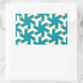 Geometric 230614 (03) rechteckiger aufkleber (Tasche)