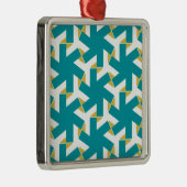 Geometric 230614 (03) silbernes ornament (Rechts)