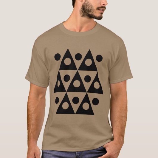 Geometric 260514 - Schwarz T-Shirt (Vorderseite)