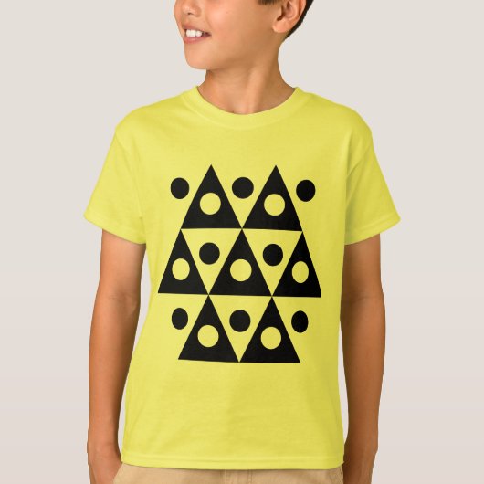 Geometric 260514 - Schwarz T-Shirt (Vorderseite)