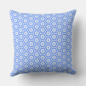 Geometric 280514 (03) - Baby Blue on White Kissen (Rückseite)