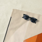 Geometric Abstract Art in Bauhaus Style Strandtuch (Beispiel)