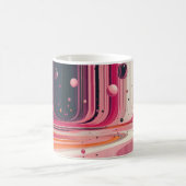 Geometric abstract artwork. retro vintage kaffeetasse (Mittel)