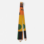 Geometric abstract colorful art krawatte (Vorderseite)