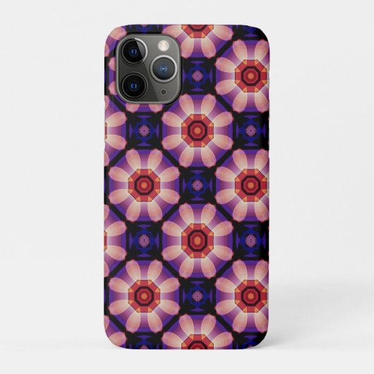 Geometric Abstract Floral Case-Mate iPhone Hülle (Rückseite)