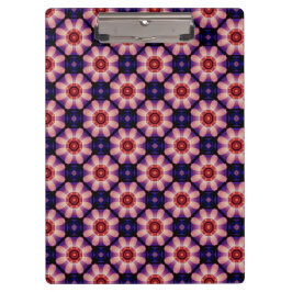 Geometric Abstract Floral Klemmbrett