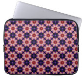 Geometric Abstract Floral Laptopschutzhülle (Vorderseite)