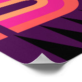 Geometric abstract seamless pattern with shapes of poster (Ecke)