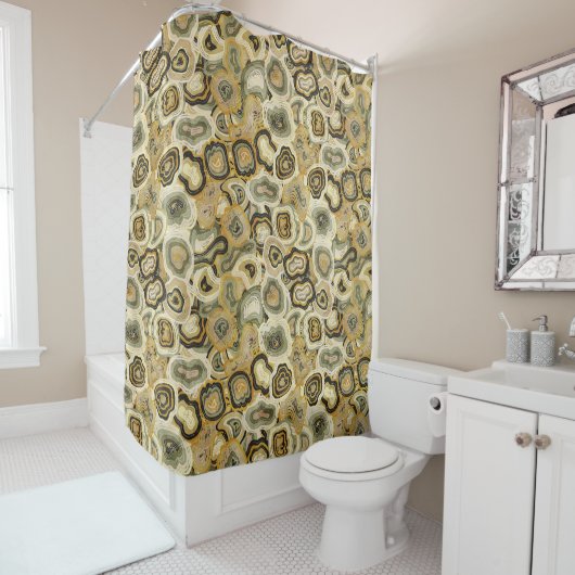 Geometric Abstract Shapes Duschvorhang (Beispiel)