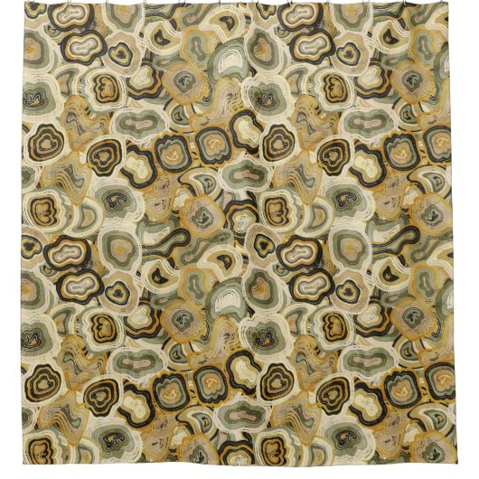 Geometric Abstract Shapes Duschvorhang (Vorderseite)