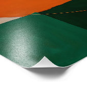 Geometric Abstract with Arcs Fotodruck (Ecke)