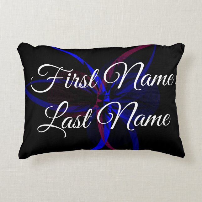 Geometric Abstraction Accent Parody Pillow Dekokissen (Vorderseite)