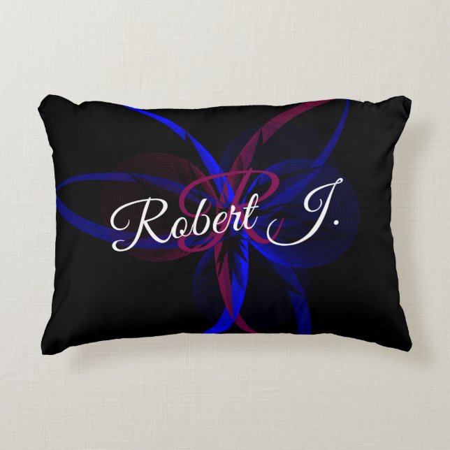 Geometric Abstraction Accent Pillow Dekokissen (Vorderseite)