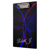 Geometric Abstraction Clipboard Klemmbrett (Links)