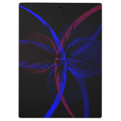 Geometric Abstraction Clipboard Klemmbrett (Rückseite)