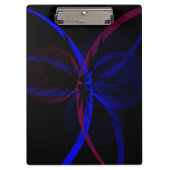 Geometric Abstraction Clipboard Klemmbrett (Vorderseite)