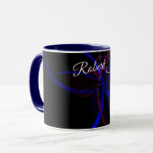 Geometric Abstraction Coffee Mug Tasse (Vorderseite Links)