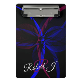 Geometric Abstraction Mini Clipboard Klemmbrett