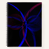 Geometric Abstraction Spiral Notebook Notizblock (Vorderseite)