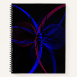 Geometric Abstraction Spiral Notebook Notizblock