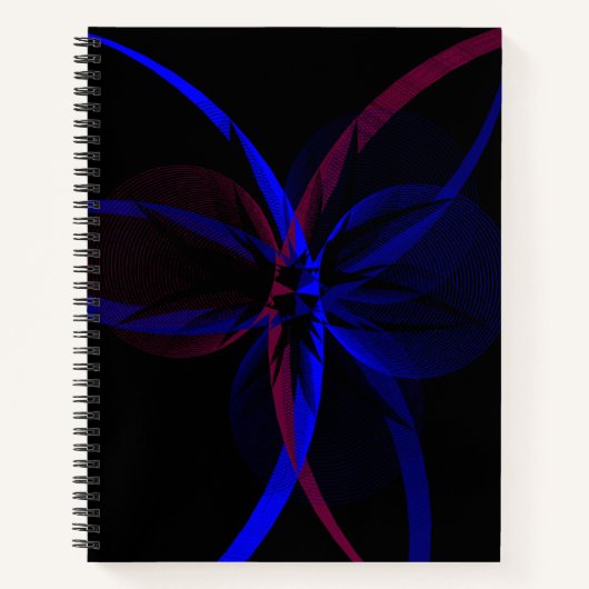 Geometric Abstraction Spiral Notebook Notizblock (Vorderseite)