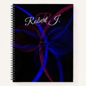 Geometric Abstraction Spiral Notebook Notizblock (Vorderseite)