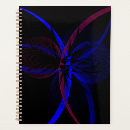 Geometric Abstraction Spiral Planner Planer (Vorderseite)