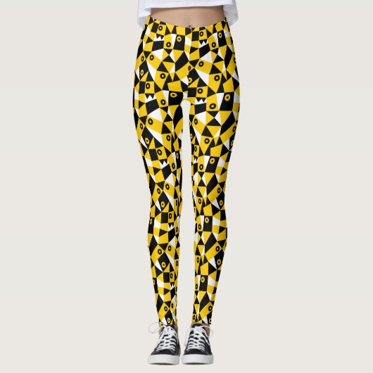 Geometric Abstrakt 030919 - Amber Leggings (Vorderseite)