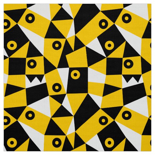 Geometric Abstrakt 030919 - Amber Stoff (Muster)