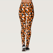 Geometric Abstrakt 030919 - Orange Leggings (Rückseite)