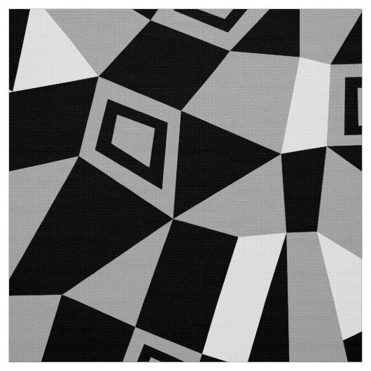 Geometric Abstrakt 050919 - Gray Stoff (Muster)