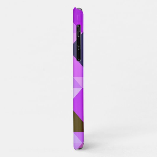 Geometric Abstrakt Art Lavender Lila Case-Mate iPhone Hülle (Hinten/Links)