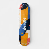 Geometric Abstrakt - Live to Ride Bold Skateboard (Vorne)