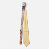 Geometric Abstrakt Men Neck Tie Krawatte (Rückseite)