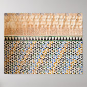 Geometric Arabesque Boho Style Poster (Vorne)