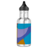 Geometric Arcade Inspired Water Bottle Edelstahlflasche (Rechts)