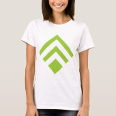 Geometric Arrow 02 - Martian Green T-Shirt (Vorderseite)