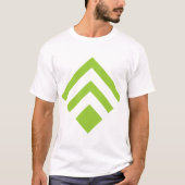 Geometric Arrow 02 - Martian Green T-Shirt (Vorderseite)