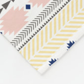 Geometric Baby Blanket Fleecedecke (Ecke)