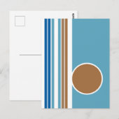 Geometric Balance 3  Postkarte (Vorne/Hinten)