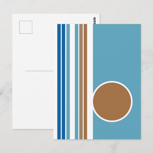 Geometric Balance 3  Postkarte (Vorne/Hinten)