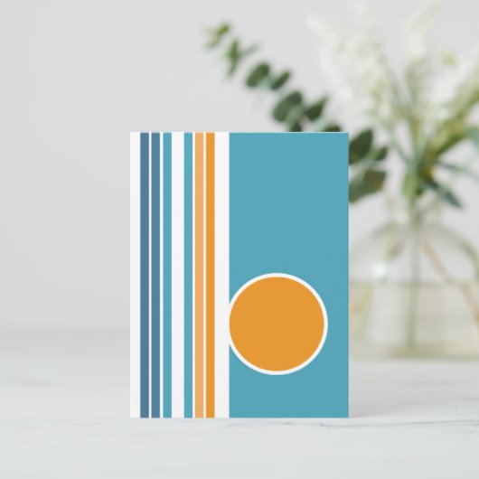 Geometric Balance 3 Postkarte (Stehend Vorderseite)