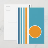 Geometric Balance 3 Postkarte (Vorne/Hinten)