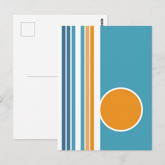 Geometric Balance 3 Postkarte (Vorne/Hinten)