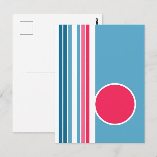 Geometric Balance 3 Postkarte (Vorne/Hinten)